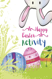 Happy Easter Activity Book for Kids Ages 8-12
