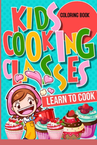 Kids Cooking Classes Learn to Cook Coloring Book