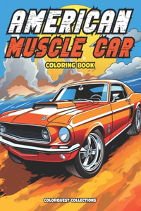 American Muscle Car Coloring Book