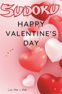 Happy Valentine's Day Sudoku: 100 sudoku puzzles book for adults and couples, large print