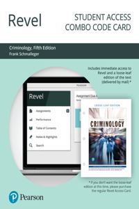 Revel for Criminology (Justice Series) -- Combo Access Card
