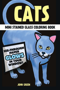 Little Cats Stained Glass Coloring Book