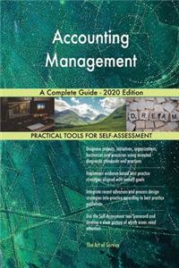 Accounting Management A Complete Guide - 2020 Edition