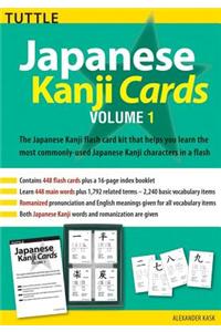 Japanese Kanji Cards Kit Volume 1