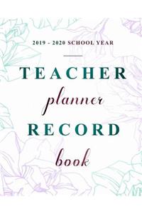 Teacher Planner Record Book