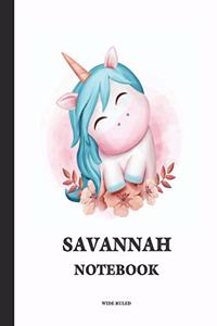 Savannah Wide Ruled Notebook