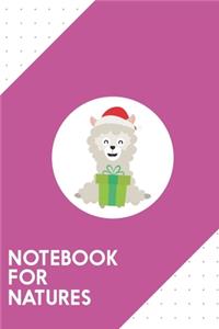 Notebook for Natures