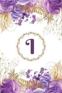 Plan on It Undated 12 Month Weekly Calendar Planner - Personalized Letter I