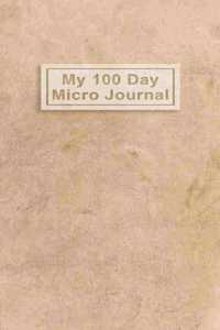 My 100 Day Micro Journal