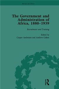 Government and Administration of Africa, 1880-1939