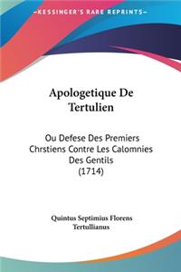 Apologetique de Tertulien