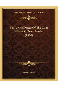 The Urine Dance of the Zuni Indians of New Mexico (1920)