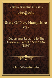 State Of New Hampshire V29