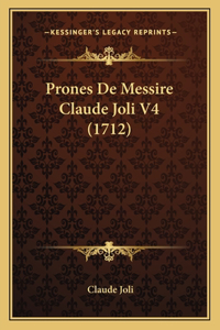 Prones De Messire Claude Joli V4 (1712)
