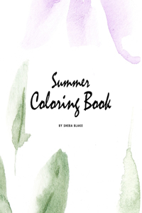 Summer Coloring Book for Young Adults and Teens (8.5x8.5 Coloring Book / Activity Book)