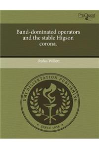 Band-Dominated Operators and the Stable Higson Corona