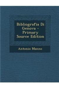 Bibliografia Di Genova