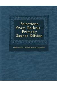 Selections from Boileau - Primary Source Edition