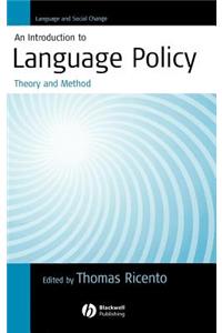 An Introduction to Language Policy - Theory and Method