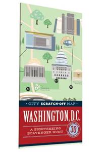 City Scratch-Off Map: Washington, D.C.