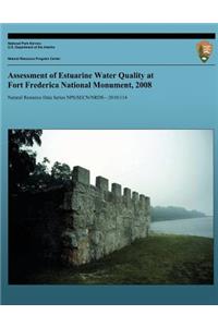 Assessment of Estuarine Water Quality at Fort Frederica National Monument, 2008