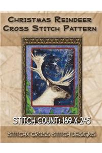 Christmas Reindeer Cross Stitch Pattern