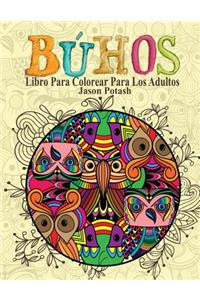 Buhos Libro Para Colorear Para Los Adultos