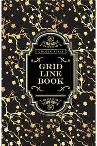 Grid Line Book: Grid Graph Notebook, 5.5x8.5, 122 Pages