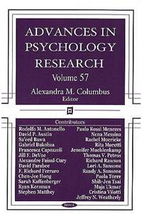 Advances in Psychology Research