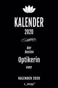 Kalender 2020 für Augen-Optiker / Optiker / Optikerin