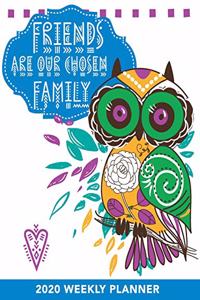2020 Friendship Weekly Planner dated with to do notes
