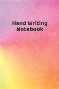 Hand Writing Notebook