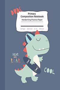 Primary Composition Notebook Handwriting Practice Paper