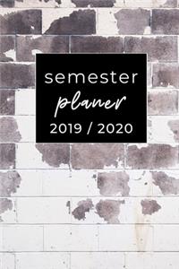 Semester Planer 2019 / 2020