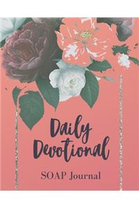 Daily Devotional SOAP Journal-Easy & Simple Guide to Scripture Journaling-Bible Study Workbook 100 pages Book 17