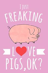 I Just Freaking Love Pigs, OK?