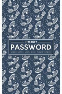 Internet Password Logbook - Journal - Libreta - Cahier - Taccuino - Notizbuch