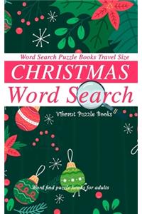 CHRISTMAS Word search puzzle book TRAVEL SIZE