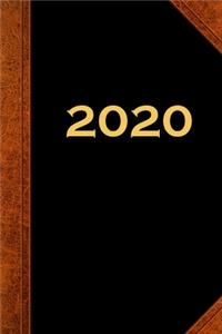 2020 Weekly Planner 2020 Vintage Style 134 Pages
