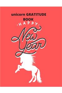 gratitude book gift unicorn