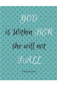 God Is Within Her She Will Not Fall Psalm 46