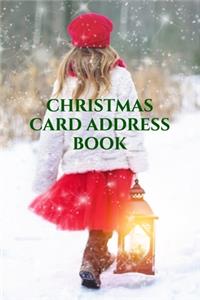 Christmas Card Address Book