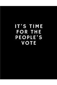 It's Time for the People's Vote