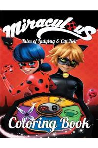 Miraculous Tales of Ladybug and Cat Noir Coloring Book