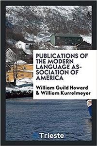 Publications of the Modern Language Association of America