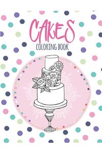 Cakes Coloring Book