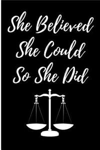 She Believed She Could So She Did