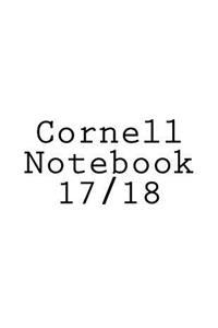 Cornell Notebook 17/18