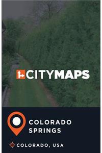 City Maps Colorado Springs Colorado, USA