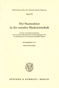 Der Staatssektor in Der Sozialen Marktwirtschaft